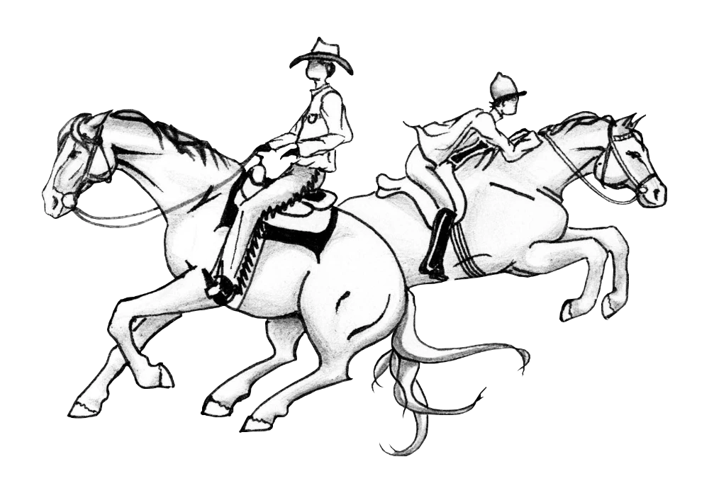 Pferde Logo von Allaround with Pleasure Westernreiten mit Judith Götz